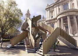 Drmm To Install Escher Style Staircase Outside St Pauls Cathedral London Design Festival Escher Stairs St Pauls Cathedral London