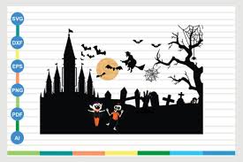 Download Halloween Scene Graphic By Galaxy Aart Creative Fabrica PSD Mockup Templates