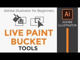 How To Use The Live Paint Bucket Tool And Live Paint Selection Tool In Adobe Illustrator Cc Youtube Paint Buckets Graphic Design School Graphic Design Jobs