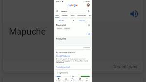 Mapuche Ft Traductor De Google Youtube