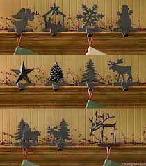 Iron Christmas Stocking Hanger Holder