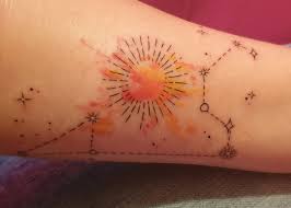 Matching tattoos friends on pinterest | best friend tattoos matching. Katie Louise Lp On Twitter Best Friend Tattoos Done My Leo Constellation Tattoo With The Sun And My Besties Sagittarius Tattoo With The Moon You See All My Light
