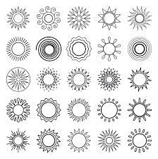 Small tattoos may be discreet, but that doesn't mean they don't have a huge impact. Small Simple Sun Tattoo Outline Novocom Top