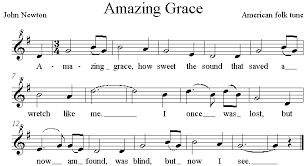 Amazing Grace Recorder Sheet Music Beginners Or Kids To