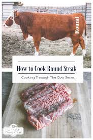 Beef eye of round steaks are simmered in a red wine sauce until tender enough to cut with a fork. How To Cook Round Steak The Prairie Homestead