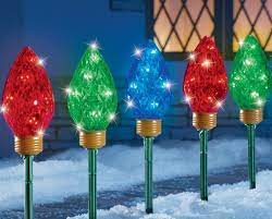 Led Christmas Bulbs Garden Path Light Stakes Outdoor Christmas Lights Led Christmas Lights Christmas Bulbs
