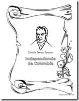 Julio es el mes de la independencia de colombia. Dibujos Independencia De Colombia Para Colorear Colorear Dibujos Infantiles