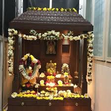 You can decorate your home with your jewelry. Pooja Room And Mandir Decorative Ideas In Home