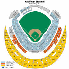 Kauffman Stadium Seat Map Map 2018