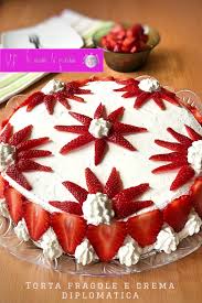 Torta Fragole E Crema Diplomatica Le Ricette Di Matilde Ricette Dolci Dolci Ricette