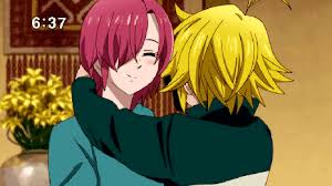 He is the captain of the titular group of warriors, former leader of the ten commandments, the older brother of zeldris, the eldest son of the demon king, and the lover (later husband) of elizabeth liones. Gif Meliodas Y Elizabeth