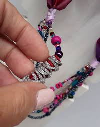 See more ideas about beaded jewelry, bead work, beading patterns. Beads And Silk And Bling And Stuff Nice Piece Of Work