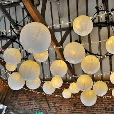 Pin By Efavormart One Stop Shop For On White Wedding Decorations Paper Lantern Decor Hanging Paper Lanterns Paper Lanterns