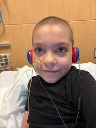 Hospital Visit from Harkey and Cheerleaders