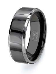 Black Tungsten Ring Wedding Band High Quality By Tungstenomega 99 99 Mens Wedding Bands Tungsten Black Mens Wedding Rings Mens Wedding Bands
