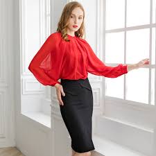 Voile ovale découpé avec une largeur super large de 3 mètres. Pixy 100 Blouses En Mousseline De Soie Mode Voile Sexy Hauts Maille Noire Manches Longues Chauve Souris Chemises Coreen Transparent Top Femme Vetements Aliexpress