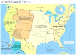 Time Zones In The United States Map Pergoladach Co