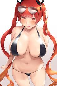 Wallpaper : anime girls, big boobs, redhead, curvy, long hair 1479x2231 -  yanne010 - 1509145 - HD Wallpapers - WallHere