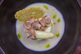 Bavarois D Asperge Crevettes Grises Et Parmesan Les Gourmantissimes