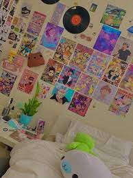 Anime Wall Decor Posters In 2021 Otaku Room Aesthetic Room Decor Indie Room Decor