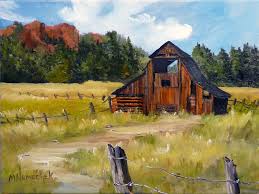What S New New Paintings For Farm Scene Painting Watercolor Barns Farm Paintings