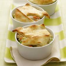 Individual Creamy Chicken Pot Pies 8 Ramekins Or 1 Cup Serving If Done In One Pi Creamy Chicken Pot Pie Chicken Pot Pie Recipes Creamy Chicken Pot Pie Recipe