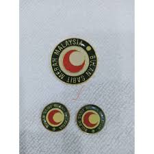 Setelah diberitahu mengenai bulan sabit merah palestin, delegasi yerusalem mula membekalkan 500 ribu lira perubatan dan bekalan perubatan kecemasan dan menyampaikan bekalan. Accessories Pbsm Lencana Bulan Sabit Merah Malaysia Shopee Malaysia