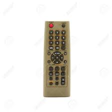 Alte Fernbedienung Für Das Fernsehen Isoliert Auf Weißem Hintergrund.  Lizenzfreie Fotos, Bilder Und Stock Fotografie. Image 52195570.