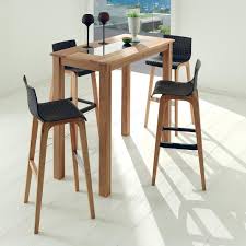 Chaise Haute Bolen Assise Pvc Et Pieds En Chene Massif Chaise Haute Cuisine Table Bar Cuisine Tabouret Cuisine