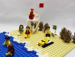 Lego Day At The Beach Last Days Of Summer Lego Lego Models Legoland