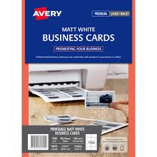 Choose from contactless same day delivery, drive up and more. Avery 959026 L7415 Quick Clean Business Card 150gsm 85 X 54mm Matte White Pack 1000 Sba Office National