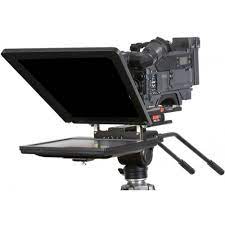 These cost effective systems can be placed on a desktop and give users the power to create their own video content quickly and easily. Prompter People Proline 11 Teleprompter