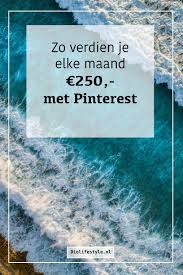 Geld Verdienen Met Pinterest Zo Verdien Je Elke Maand Honderden Euro S Geld Verdienen Verdien Online Geld Budgettering Financien