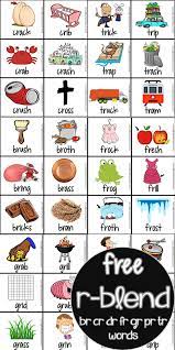 Br Cr Dr Fr Gr Pr Tr Words Www Worksheetsenglish Com Blend Words Blends Worksheets Phonics Flashcards