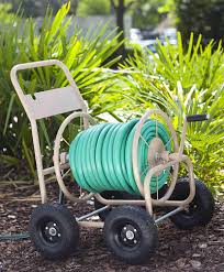 4 Wheel Garden Hose Reel Cart Garden Hose Storage Garden Hose Reel Hose Reel