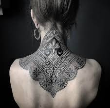 Sign In Back Of Neck Tattoo Henna Neck Henna Style Tattoos