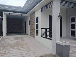 Rumah modern putih dengan interior kayu. 24 Gambar Rumah Nuansa Hitam Putih Yang Minimalis
