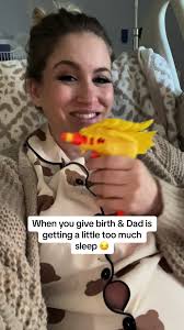 Dad Falling Asleep with Baby Hot Tub