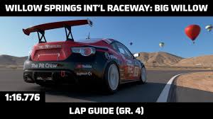 Willow springs international raceway 4. Gran Turismo Sport Daily Race Lap Guide Willow Springs Big Willow Toyota 86 Gr 4 Youtube