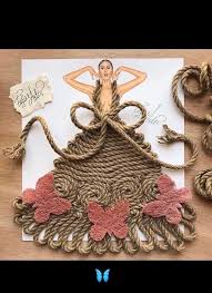 When Arts Meet Fashion Robs Butterflies Creativearts Dress Design Sanat Yaratici Elisi Fikirleri