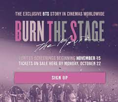 Topics bts, army, burn the stage language portuguese. ð'ºð'±ð'´ On Twitter Burn The Stage The Movie Tickets Will Be Out On Sale By Monday October 22 It S Limited Screenings Kdjskj Bts Twt Btsthemovie Https T Co Fl4nzaukla
