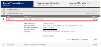 Pay your credit bill at the register: Sams Club Amex Offer Statement Credit Travel With Grant