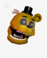 Upload download add to wardrobe 4px arm (classic) Fixed Withered Golden Freddy Model By Fnaf 2 Withered Golden Freddy Hd Png Download Transparent Png Image Pngitem