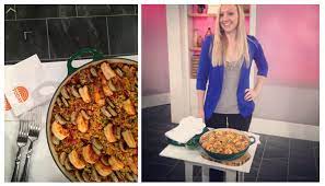 Paprika Shrimp And Sausage Quinoa Paella Domestic Fits Recipe Food Contest Healthy One Pot Meals Paella