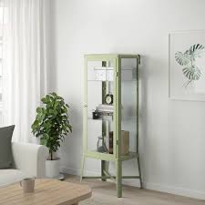 Fabrikor Vitrine Blasses Graugrun Ikea Deutschland In 2020 Glass Cabinet Doors Glass Cabinets Display Ikea Fabrikor