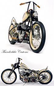 Thunderbike Build A Billy Customized Harley Davidson Flathead 1941 Harleydavidsonbigbadbaggers Motorrad Fahren Bobber Motorrad Motorrad