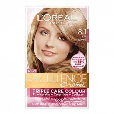 L Oreal Paris L Oreal Paris Excellence Creme 8 1 Ash Blonde 1 Pack Dark Blonde Hair Color Ash Blonde Long Sleek Hair
