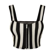 Black And White Crop Top Clipart Pin On Fashion