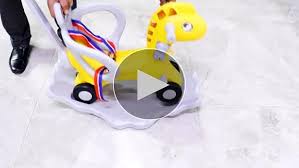 Baybee 3 in 1 Baby Rocking Horse Ride on Toy Car for Kids | Baby Rocker for Babies with Parental Handle, Balance Board & Safety Belt | Push Ride on Kids Car