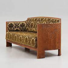 Jugend An Art Noveau Pine Sofa Gustavian Style Armchair Settee Sofa Modern Sofa